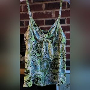 NWOT. Large tank blouse